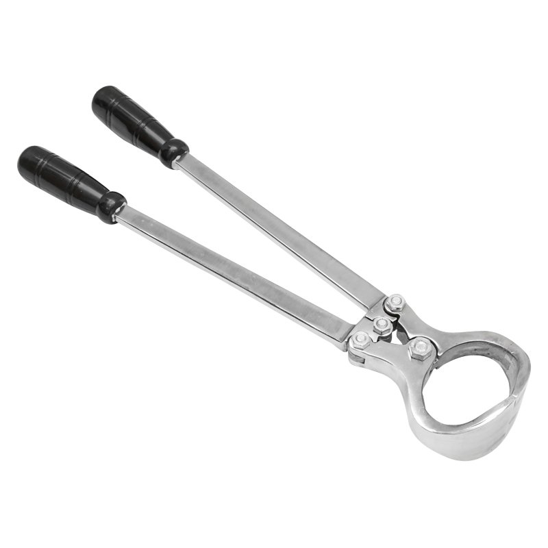 Cleste articulat, emasculator pentru castrare nesangeroasa berbeci si tauri 360mm Breckner Germany